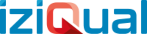 Logo officiel d'Iziqual mettant en avant l'expertise en QSE et le développement durable